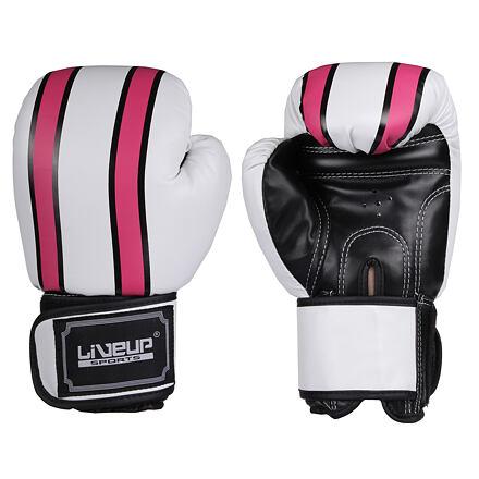 LiveUp Boxing gloves zápasové boxovací rukavice bílá-červená LiveUp