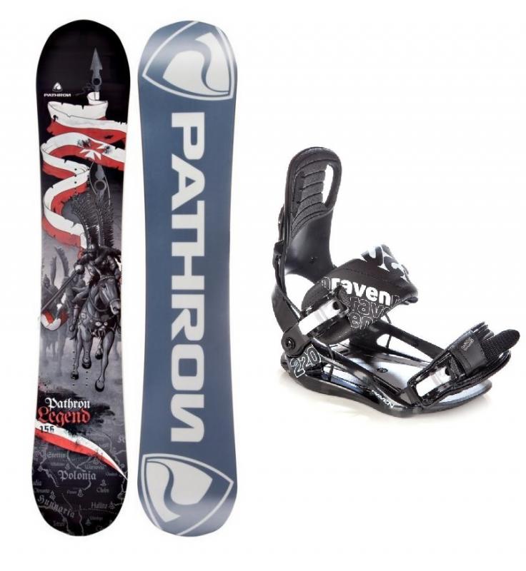 Pathron Legend 17/18 snowboard + vázání Raven S220 black Pathron