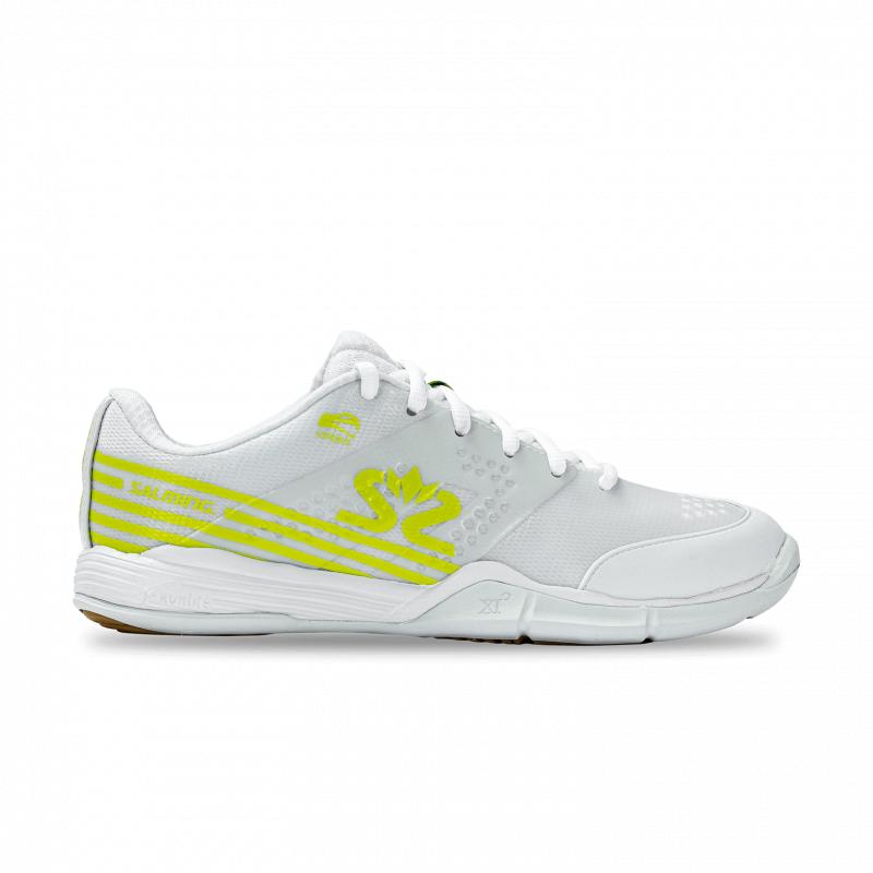 SALMING Viper 5 Shoe Women White/Fluo Green dámské sálovky Salming