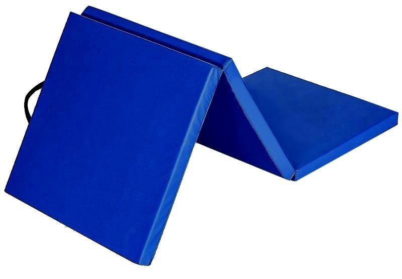 Sedco Žíněnka skládací třídílná 180x60x5 cm tm. modrá Sedco