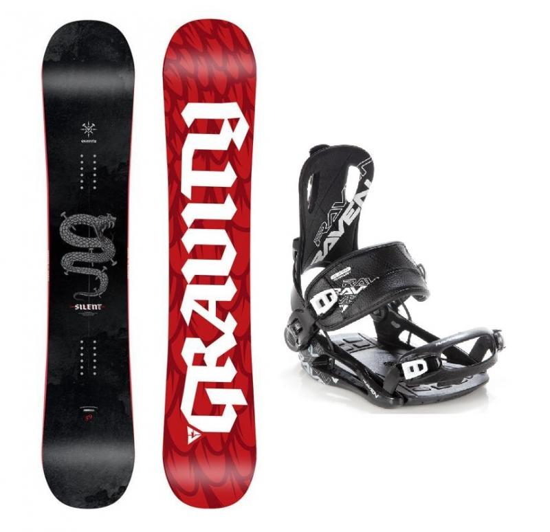 Gravity Silent 20/21 pánský snowboard + Raven Fastec FT 270 black vázání Gravity