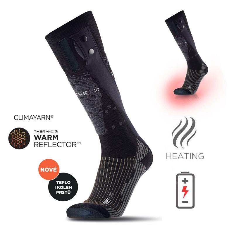 Therm-ic - vyhřívané ponožky - POWERSOCK HEAT FUSION Therm-ic