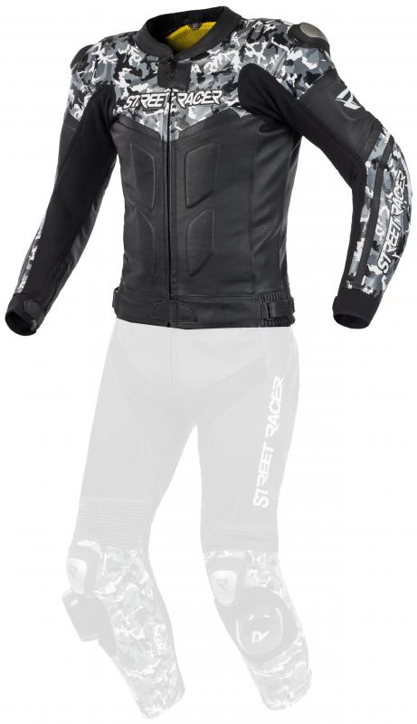 Street Racer Pánská bunda Pattern černo-šedá Street Racer