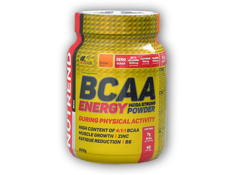 Nutrend BCAA Energy Mega Strong Powder 500g Nutrend