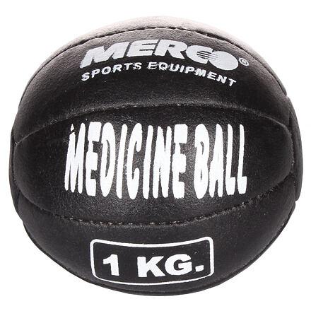 Merco Black Leather kožený medicinální míč Merco