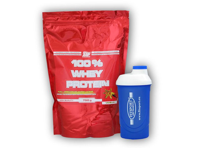 ATP Nutrition 100% Whey Protein 750g + šejkr Fitsport ATP Nutrition