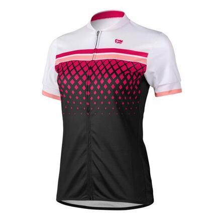 Etape Diamond cyklistický dres - bílá-růžová Etape