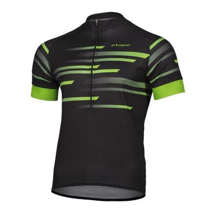 Etape Energy cyklistický dres - černá-zelená Etape