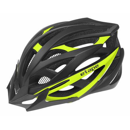 Etape Magnum cyklistická helma černá-žlutá Etape