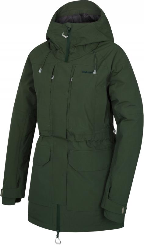 Husky Dámská hardshell bunda Nigalo L tm. khaki HUSKY
