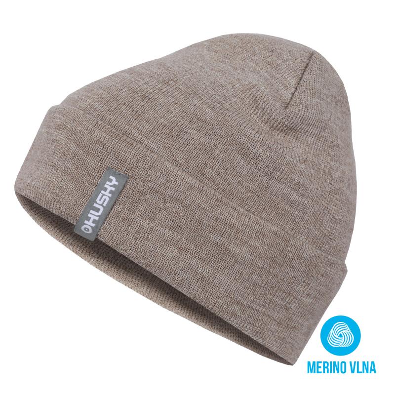 Husky Dámská merino čepice Merhat 4 béžová HUSKY