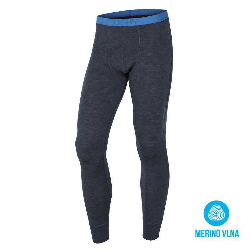 Husky Merino termoprádlo Pánské kalhoty antracit HUSKY