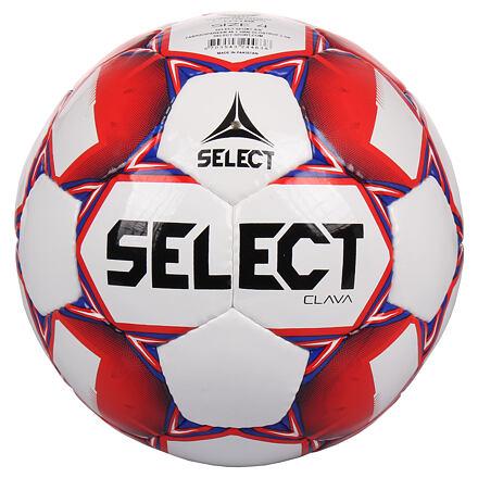 Select FB Clava fotbalový míč bílá-červená Select