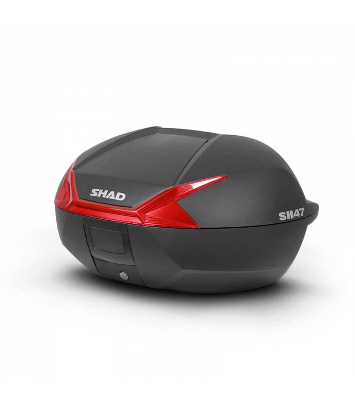 Shad Box scooter SH47 Top Case (Black/Red) Shad