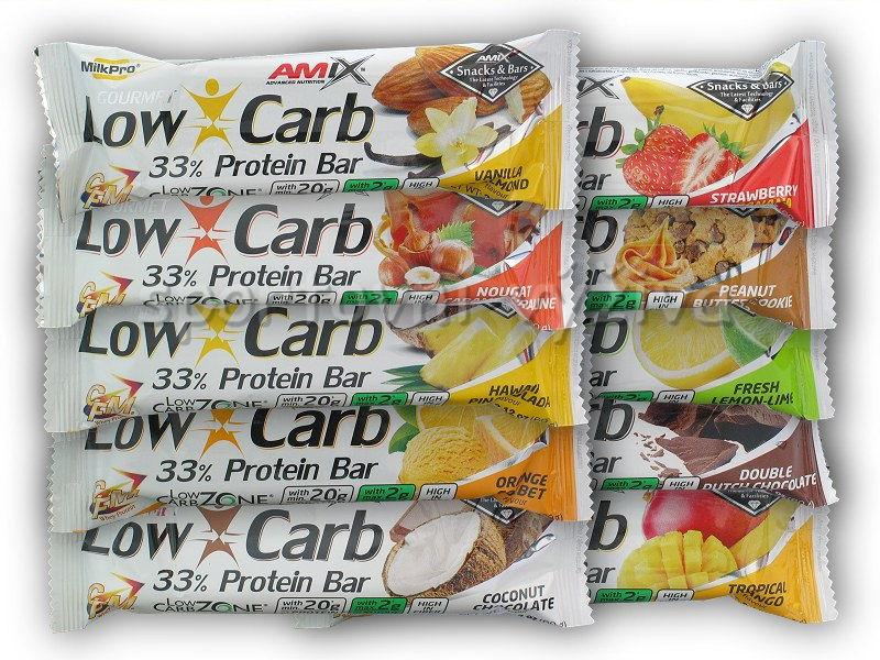 Amix Low Carb 33% Protein Bar 60g Amix