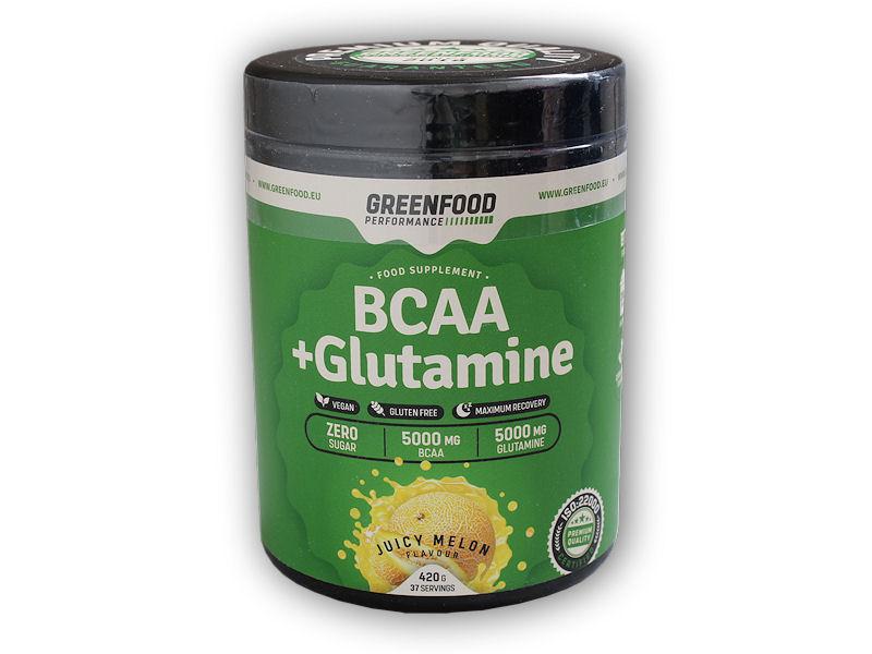 GreenFood Nutrition Performance BCAA + Glutamine 420g GreenFood Nutrition