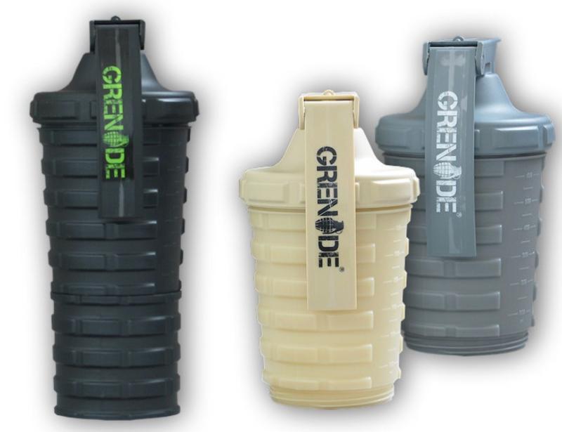 Grenade shaker 600 + 300ml - šejkr na nápoje Grenade