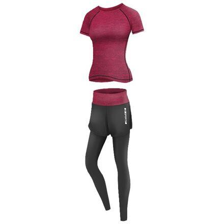 Merco Runner Long 2W fitness set plum Merco