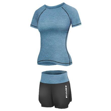 Merco Runner Short 2W fitness set lake Merco