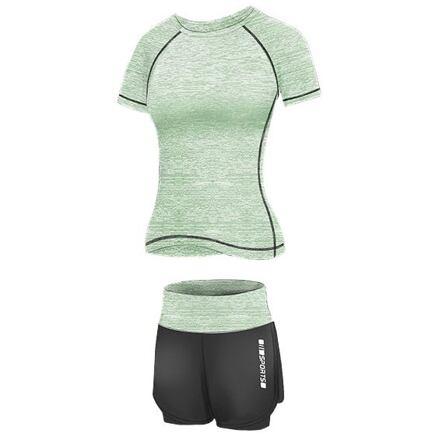 Merco Runner Short 2W fitness set zelená Merco