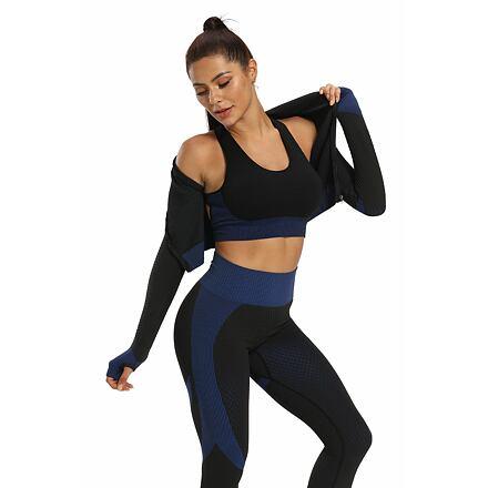 Merco Yoga Sense fitness set dámský černá-modrá Merco