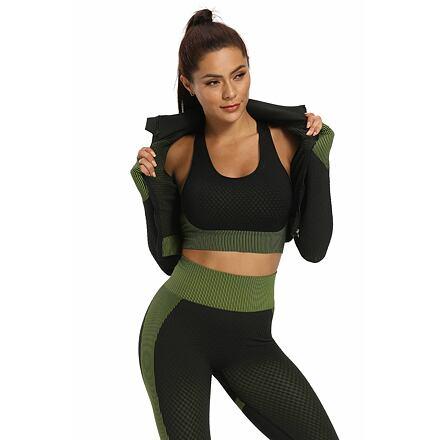 Merco Yoga Sense fitness set dámský sv.zelená Merco