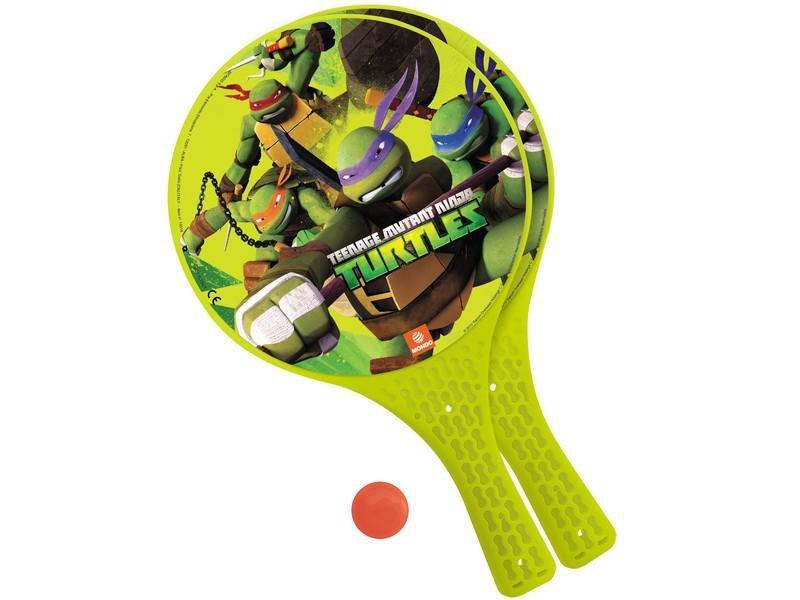 Mondo Plážový tenis TURTLE barva žlutá velikost rakety 37x22