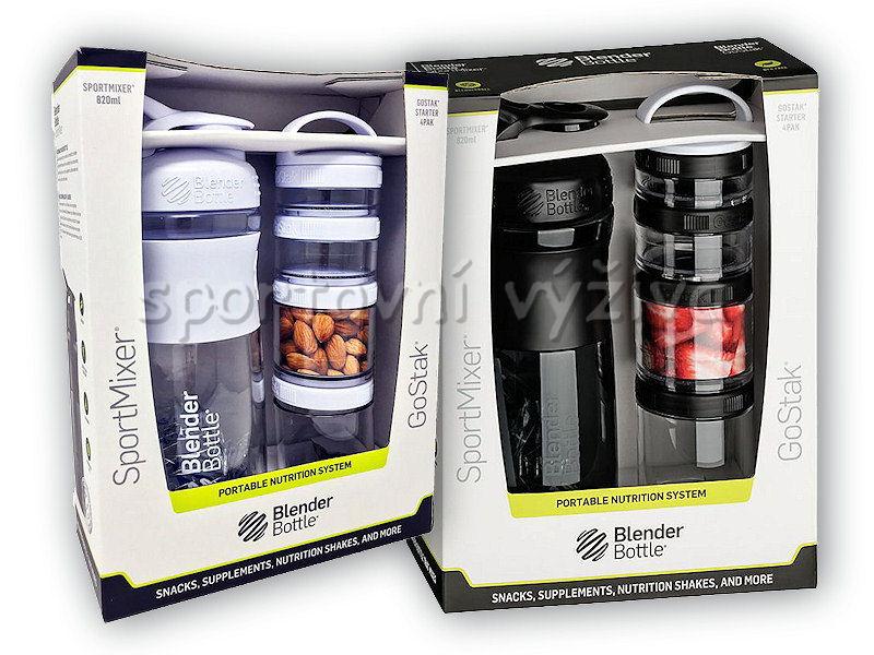 Blender Bottle Sport Mixer 820ml + Go Stack Blender Bottle