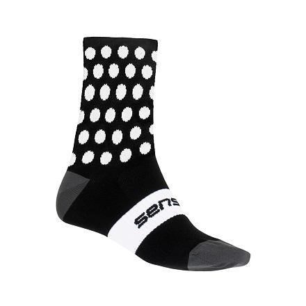 Sensor ponožky Dots Černá/bílá Sensor