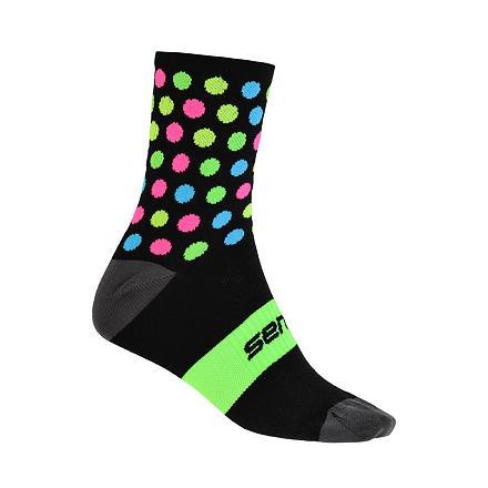 Sensor ponožky Dots Černá/multi Sensor
