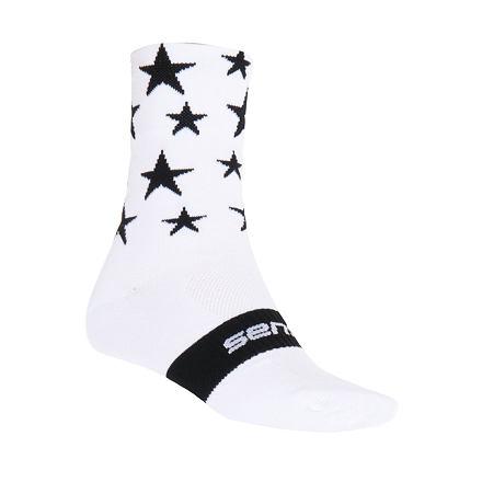 Sensor ponožky Stars Bílá/černá Sensor
