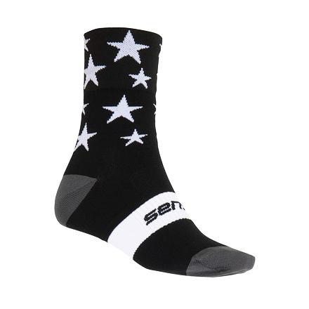 Sensor ponožky Stars Černá/bílá Sensor