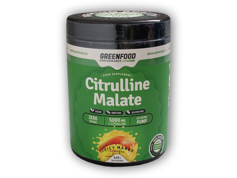 GreenFood Nutrition Performance Citrulline malate 420g GreenFood Nutrition