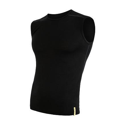 Sensor Merino Active Černá pánské funkční tílko Sensor