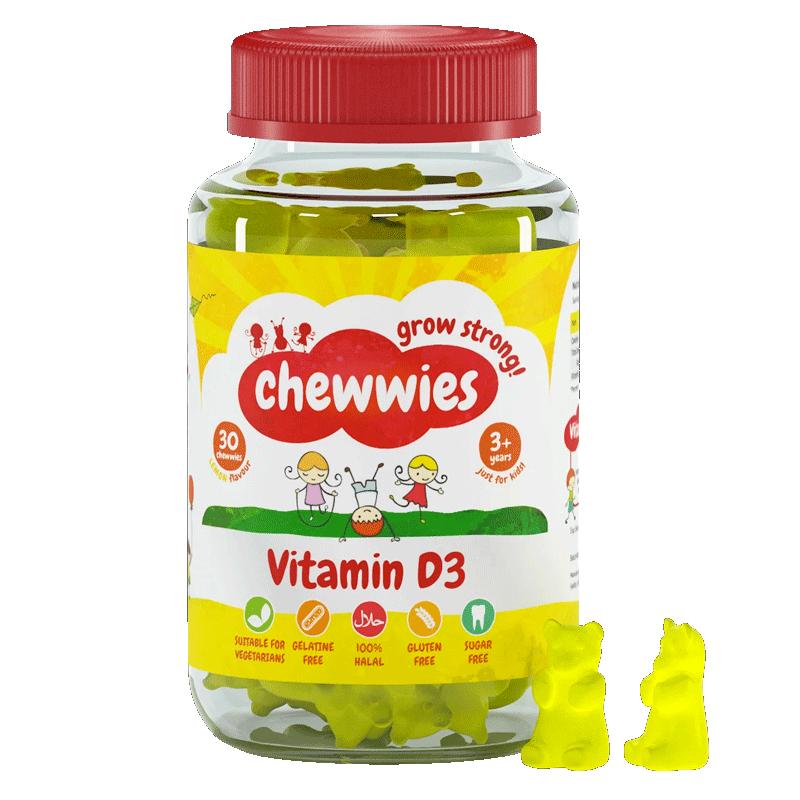 Chewwies Chewwies Vitamin D3 30 Dávek Chewwies