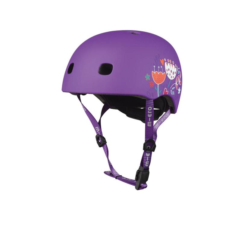 LED Floral purple M (52-56 cm) inline helma Micro