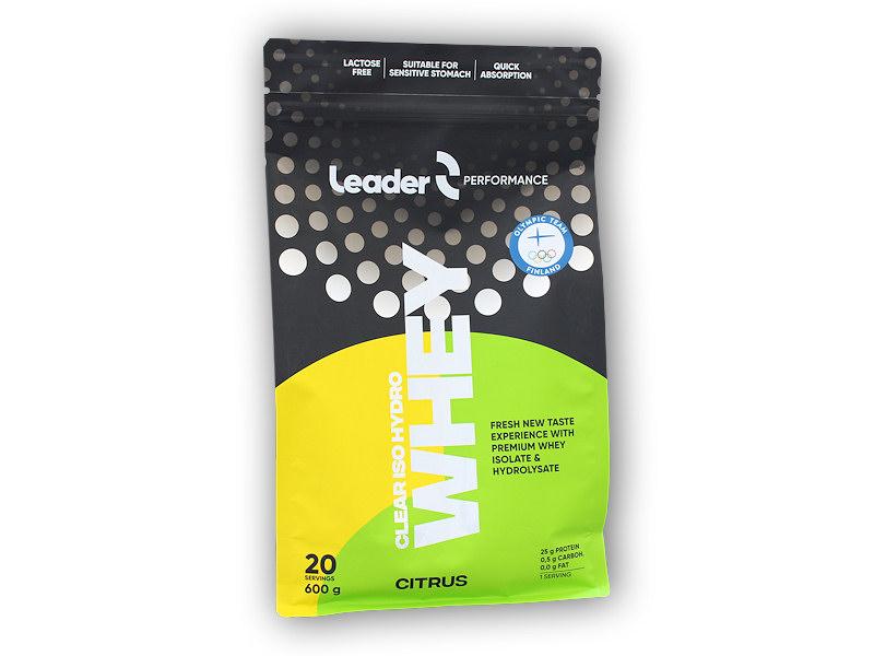 Leader Clear Iso Hydro Whey Protein 600g Leader