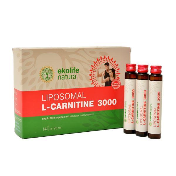 Ekolife Natura Liposomal L-Carnitine 3000mg 350ml Ekolife Natura