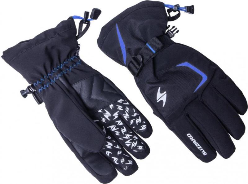 Blizzard Reflex black/blue lyžařské rukavice Blizzard