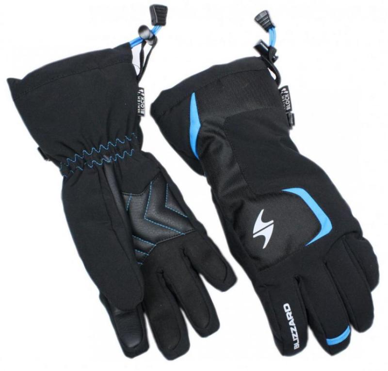 Blizzard Reflex junior black/blue lyžařské rukavice Blizzard
