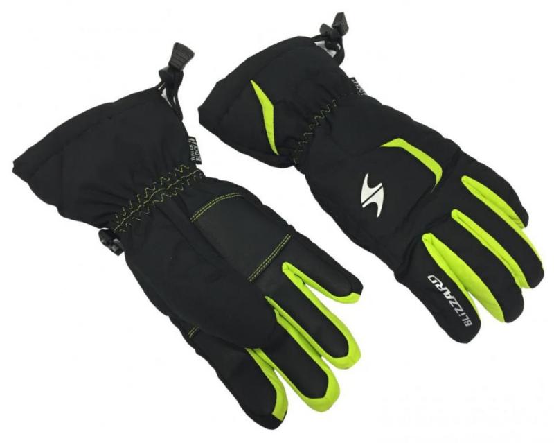 Blizzard Reflex junior black/green lyžařské rukavice Blizzard