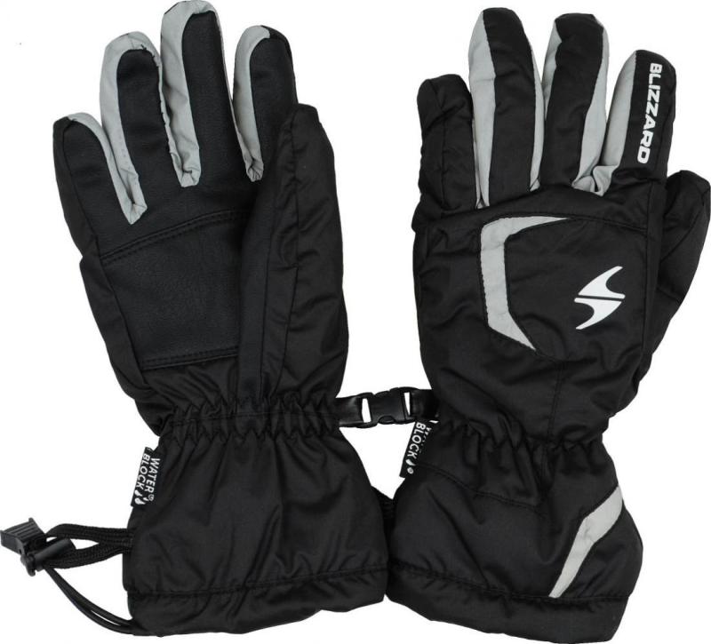 Blizzard Reflex junior black/silver lyžařské rukavice Blizzard