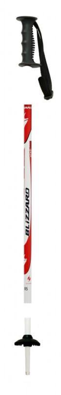 Blizzard Sport junior red/white lyžařské hůlky Blizzard