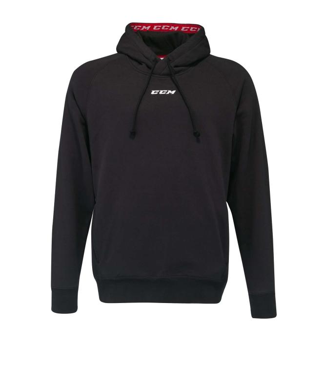 CCM Mikina Team Fleece Pullover Hoodie JR CCM