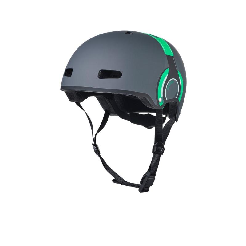 Micro LED Headphone green M (54-58 cm) inline helma Micro