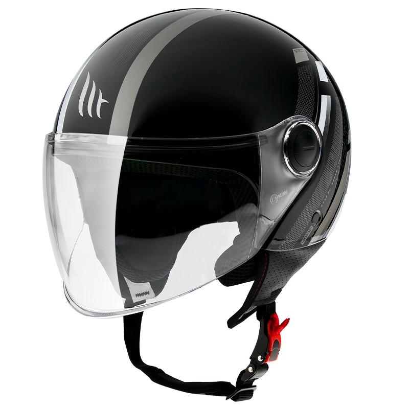 MT Helmets Street Scope D2 černo-šedá lesklá Mt Helmets