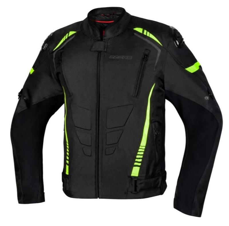 Ozone Bunda na motorku Pulse černo-fluo žlutá + sleva 400