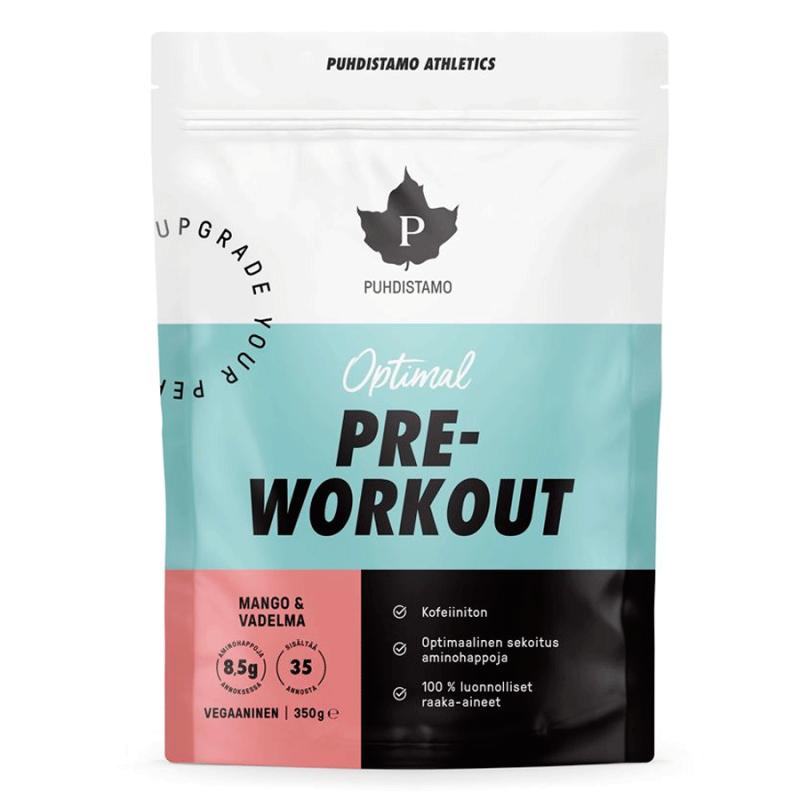 Puhdistamo Pre-Workout Caffeine Free 350g Puhdistamo