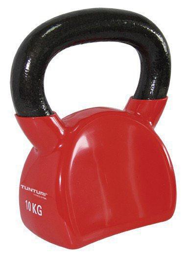 Tunturi Vinyl Kettlebell 10 kg - červená 10000g Tunturi