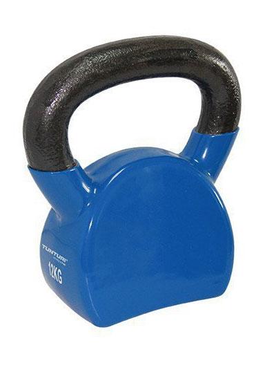 Tunturi Vinyl Kettlebell 12 kg - modrá 12000g Tunturi